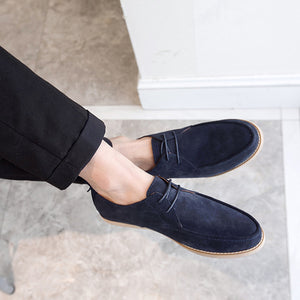 Importé - Chaussures Homme Mocassins Britannique Décontracté Montante  En Cuir De Daim