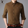 Importé - Chemise Homme Playboy Slim Fit Manches Longues En Velour