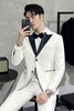 Importé - Ensemble Smoking Costume Homme 2 et 3 Pièces Blanc