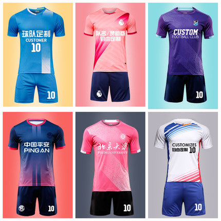Importé - Ensemble Sport Maillot Football Manches Courtes