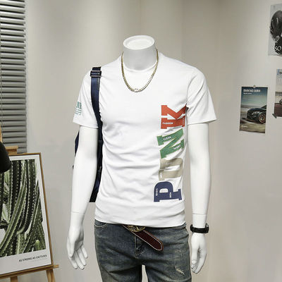 Importé - T-shirt Homme Manches Courtes Mode Décontracté