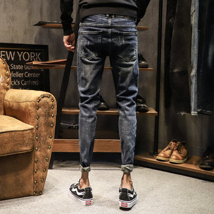 Importé - Pantalon Jean Homme Pure Coton Denim en Stretch