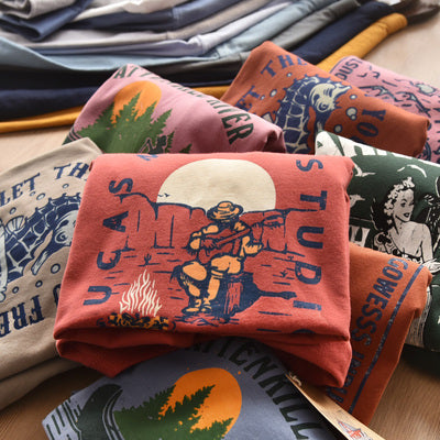 Importé - T-Shirt Pur Coton Homme Décontracté Manche Courte