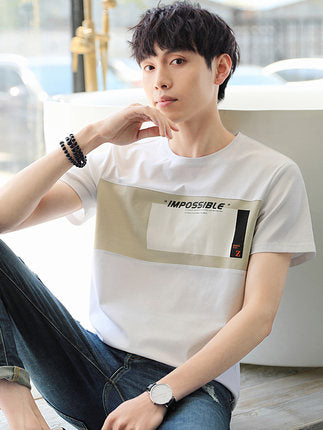 Importé - Pack 2 x T-Shirt Imprimé Homme Manche Courte