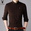 Importé - Chemise Homme Playboy Slim Fit Manches Longues En Velour