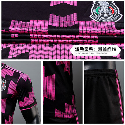 Importé - Ensemble Sport Mexique Adulte De football Maillot 2021 A Manches Courtes