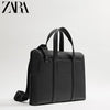 Importé - ZARA NEW - Sac Hommes Tendance En Bandoulière - Noir Grainé