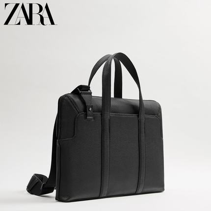 Importé - ZARA NEW - Sac Hommes Tendance En Bandoulière - Noir Grainé