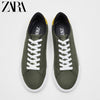 Importé - ZARA NEW - Chaussure Homme Tennis Confortable -  Vert kaki