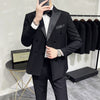 Importé - Ensemble Smoking Costume Homme 2-3 Pièces Noir