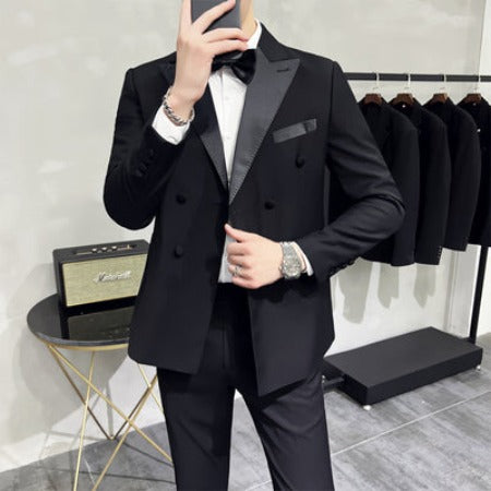 Importé - Ensemble Smoking Costume Homme 2-3 Pièces Noir