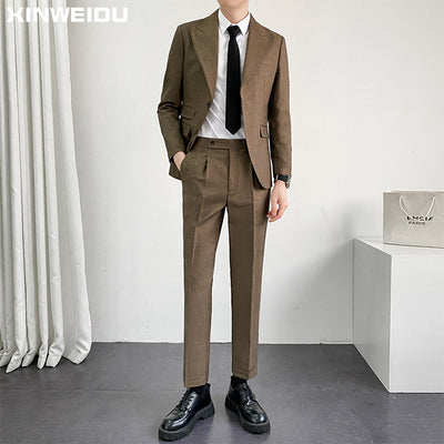 Importé - Ensemble Costume Homme Décontracté 2 Pièces