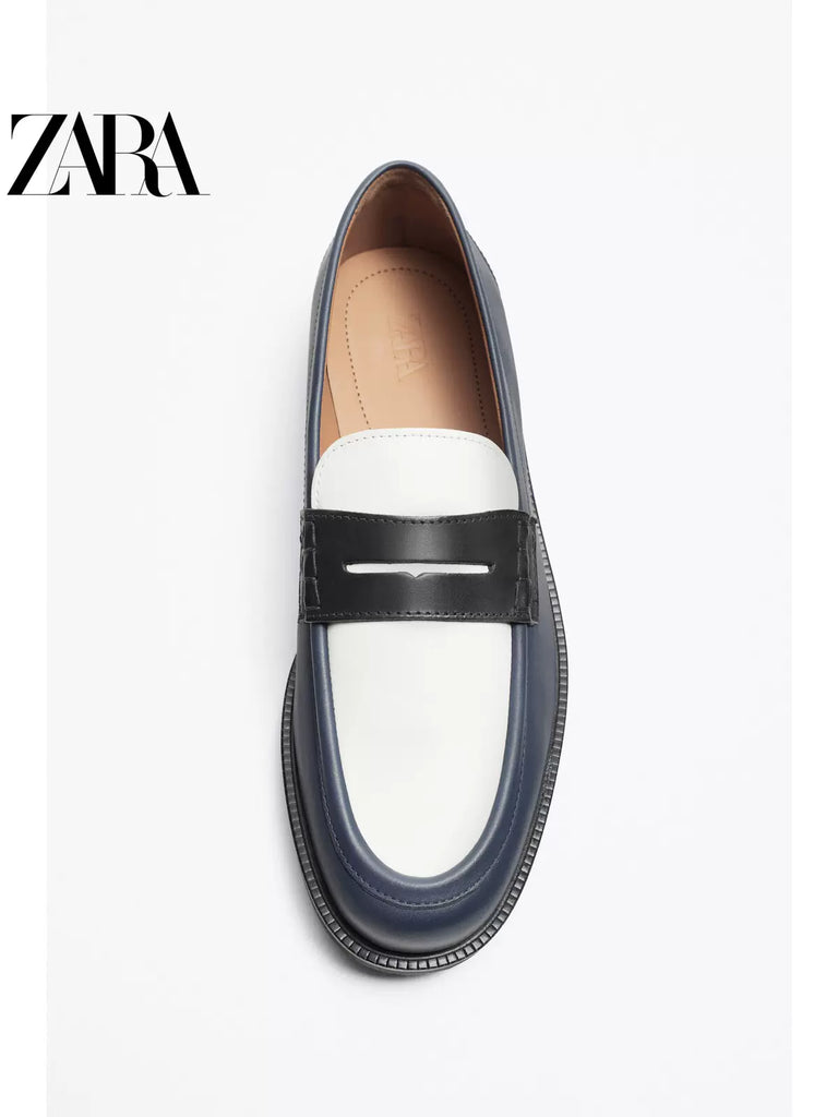 Importé - ZARA NEW - Chaussure Homme Mocassins Décontractées En Cuir