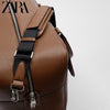 Importé - ZARA NEW - Sac A Main Porte-Documents Hommes - Marron