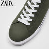 Importé - ZARA NEW - Chaussure Homme Tennis Confortable -  Vert kaki