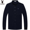 Importé - Chemise Homme Playboy Slim Fit Manches Longues En Velour