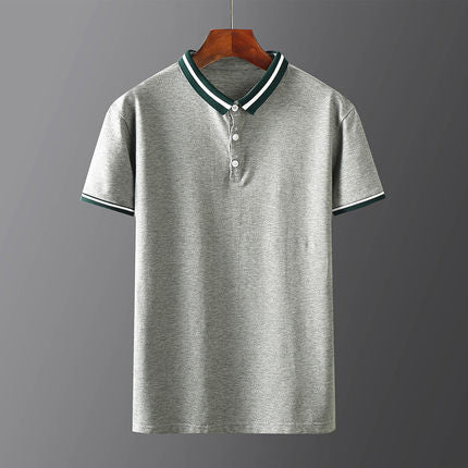 Importé - Polo Homme en Coton à manches longues Très Tendance