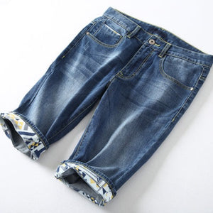 Importé - Short Culotte Slim Jean Hommes Décontracté