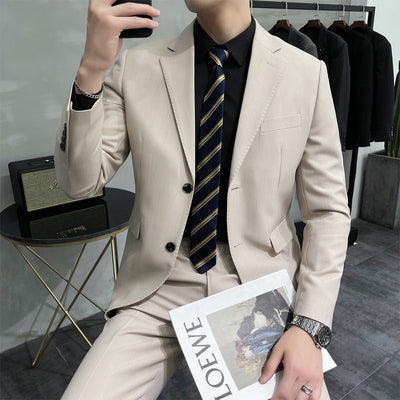 Importé - Ensemble Costume Homme Style Britannique 2 et 3 Pièces