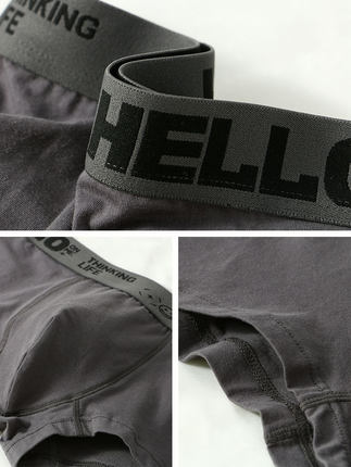 Importé - Lot 3/4 Boxer Coton Sport Sous-Vêtement Confortable