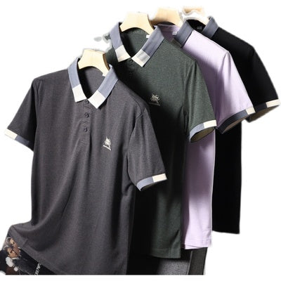 Importé - Polo Homme Coton Décontracté Manche Courte