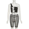 Importe -  Ensemble Gilet Lingerie Femme En Maille Sans Manches