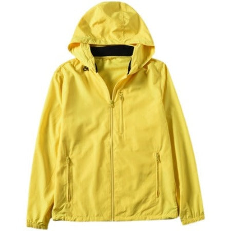 Importé - Pull Homme À Capuche - Jaune Vif