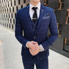 Importé - Ensemble Veste Costume Homme 3 Pièces Slim Fit