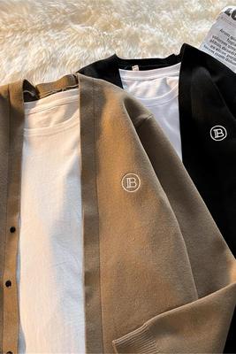 Importé - Cardigan Jacket Homme Col V Manches Longues