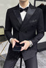 Importé - Ensemble Smoking Costume Homme 2-3 Pièces Noir