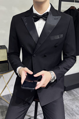 Importé - Ensemble Smoking Costume Homme 2-3 Pièces Noir