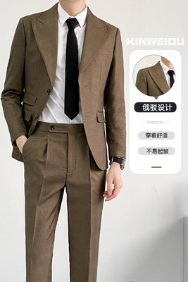 Importé - Ensemble Costume Homme Décontracté 2 Pièces