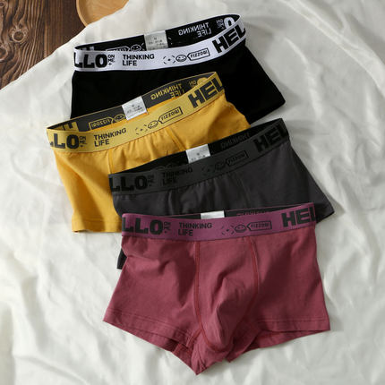 Importé - Lot 3/4 Boxer Coton Sport Sous-Vêtement Confortable