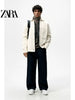 Importé  - ZARA NEW - Chaussure Homme Sport Baskets A Lacets - Blanc