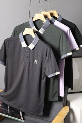 Importé - Polo Homme Coton Décontracté Manche Courte