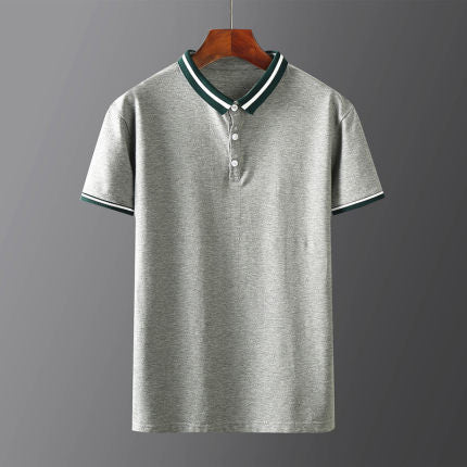 Importé - Polo Homme en Coton à manches longues Très Tendance