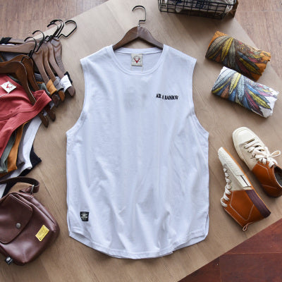 Importé - T-Shirt Hommes Décontractés Sans Manches En Coton