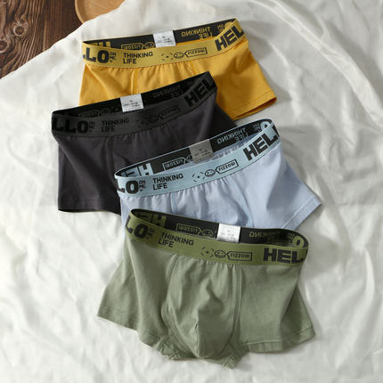 Importé - Lot 3/4 Boxer Coton Sport Sous-Vêtement Confortable