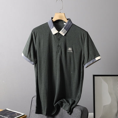 Importé - Polo Homme Coton Décontracté Manche Courte