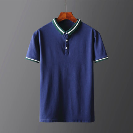 Importé - Polo Homme en Coton à manches longues Très Tendance