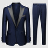 Importé - Ensemble Smoking Costume Homme 2-3 Pièces Noir