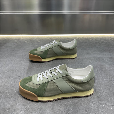 Importé - Chaussure Homme Sport Baskets Tendance En Cuir Nubuck