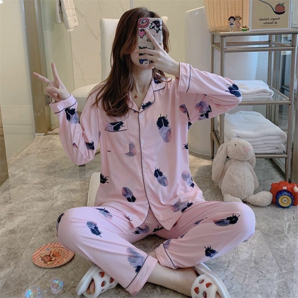 Importe - Ensemble De Pyjama Femme Manches Longues