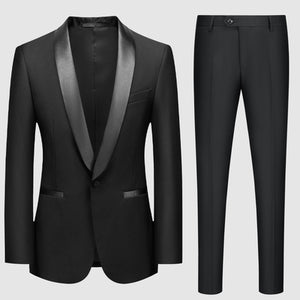 Importé - Ensemble Smoking Costume Homme 2-3 Pièces Noir