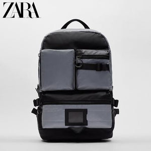Importé - ZARA NEW - Sac A Dos Hommes Avec Grande Capacité - Gris