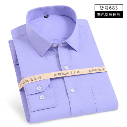 Importé - Chemise Homme à Cravate Manches Longues