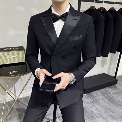 Importé - Ensemble Smoking Costume Homme 2-3 Pièces Noir