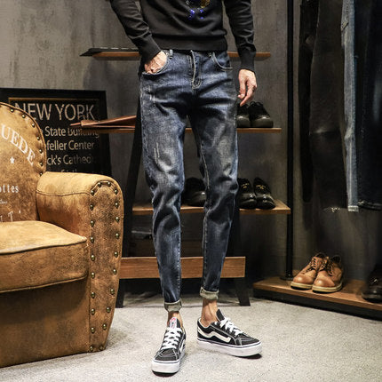 Importé - Pantalon Jean Homme Pure Coton Denim en Stretch