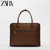 Importé - ZARA NEW - Sac Hommes Classique Tendance  - Marron