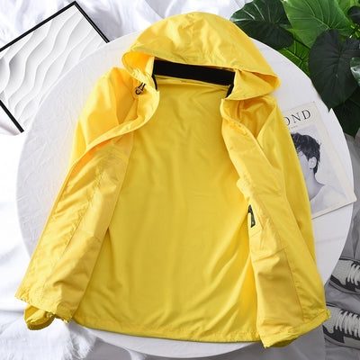 Importé - Pull Homme À Capuche - Jaune Vif